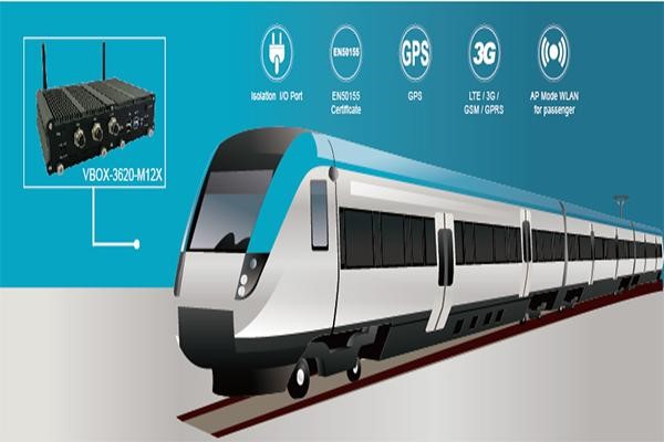 Cụm camera thị giác máy treo cạnh ray tại cổng ray vào bãi container