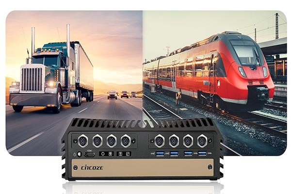 Trạm thị giác máy canh đường ngang và cổng ray trong khuôn viên cảng