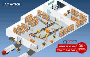 Tu dong hoa kho hang sp Advantech 
